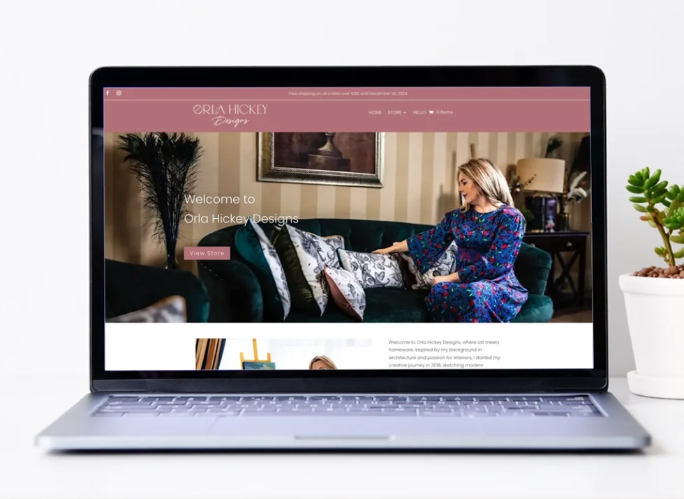 Orla Hickey Designs website